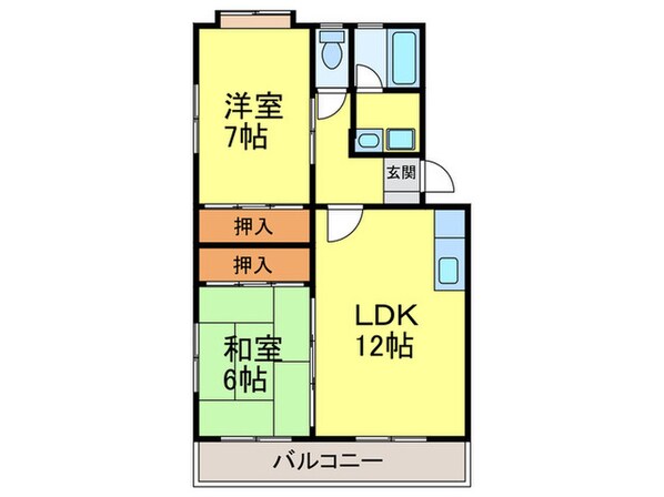 ハイムＴＯＨの物件間取画像